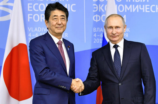 安倍元首相とプーチン大統領