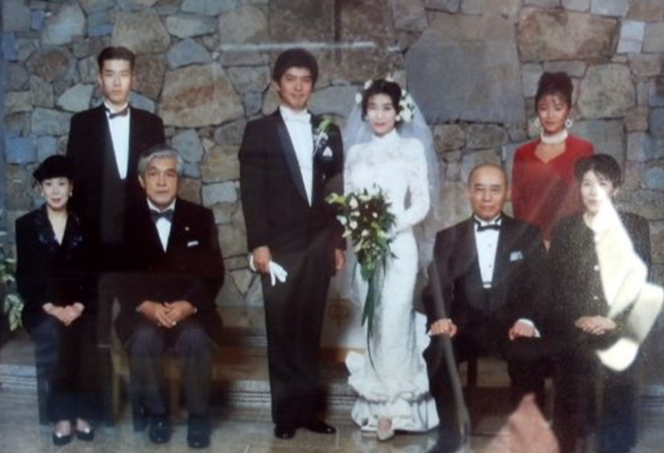 佐藤浩市さんと広田亜矢子さんの結婚式