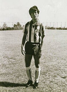 セルジオ越後は若い頃はサッカー選手だった