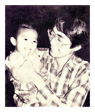 渋谷ザニーの子供時代と父親のアップ画像