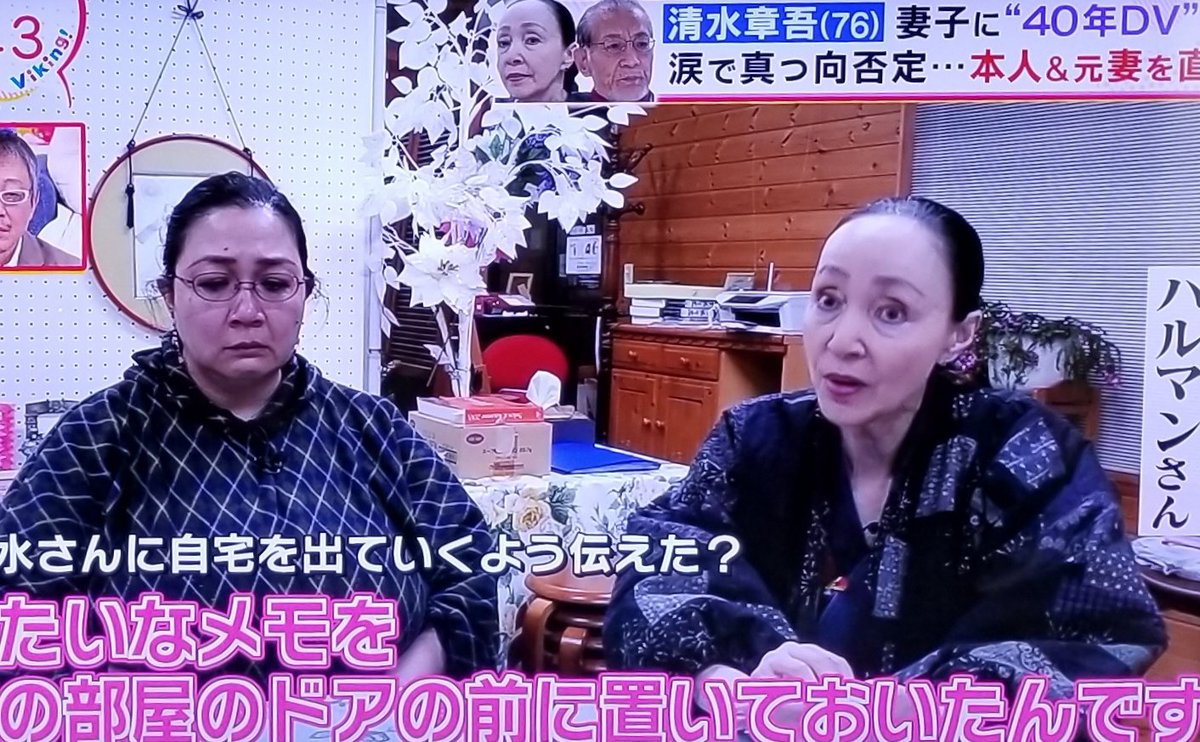 結婚当初からDVを受けていたと主張する清水ハルマン