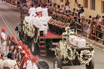 1997年9月13日、インド政府によりマザー・テレサの国葬が行われた