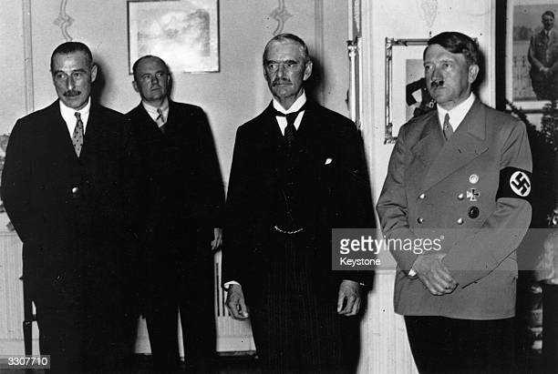 1938年9月、ドイツ・イタリア・英国・フランスが「ミュンヘン協定」に調印