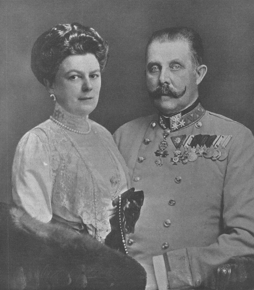 フランツ・ヨーゼフ1世は甥にあたるフェルディナント大公に1914年6月のボスニアの軍事演習を視察するよう命じた
