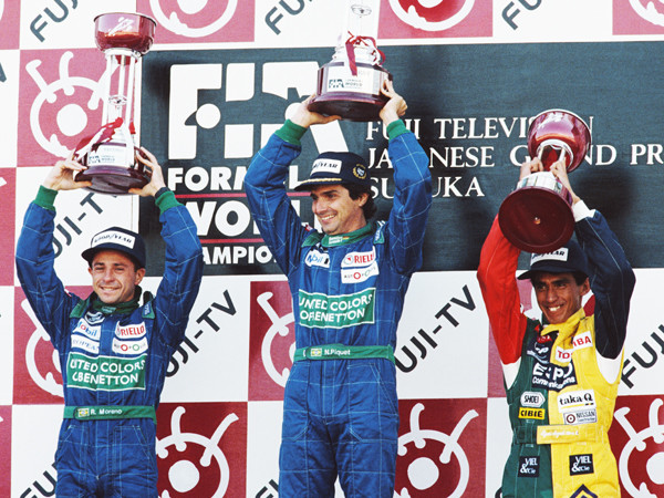 1990年の日本GPで表彰台・3位を獲得した