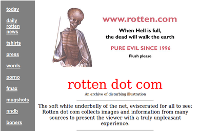 海外グロサイト「Rotten.com」（一般非公開）で最初に発見された