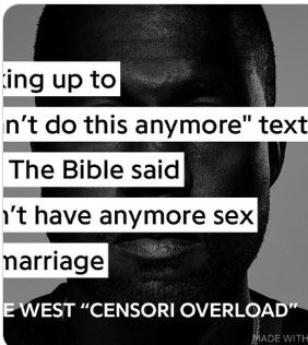 カニエ・ウエストの楽曲「Censori Overload」にビアンカ・センソリとの結婚を匂わせている