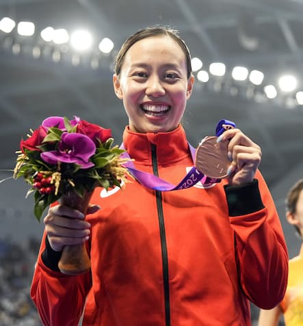 2023年の「アジア大会 中国・杭州」平泳ぎ200mでは銅メダルを獲得