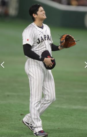 大谷翔平の苦痛な面持ち