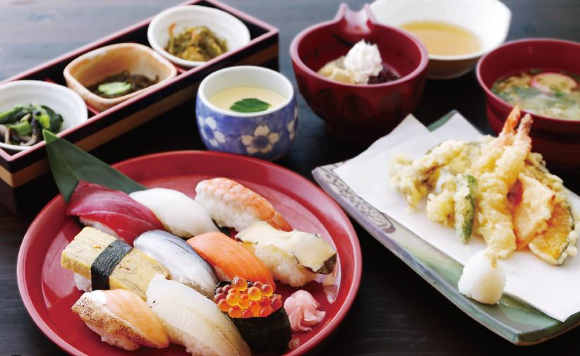 再発後日本の食文化に触れる