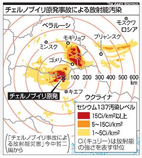 ベラルーシの汚染が全体の60%