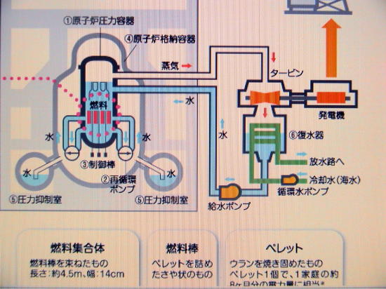福島第一原発の構造が分かる図