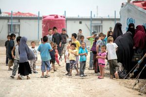 イスラム国には女性や子供が暮らす難民キャンプがある